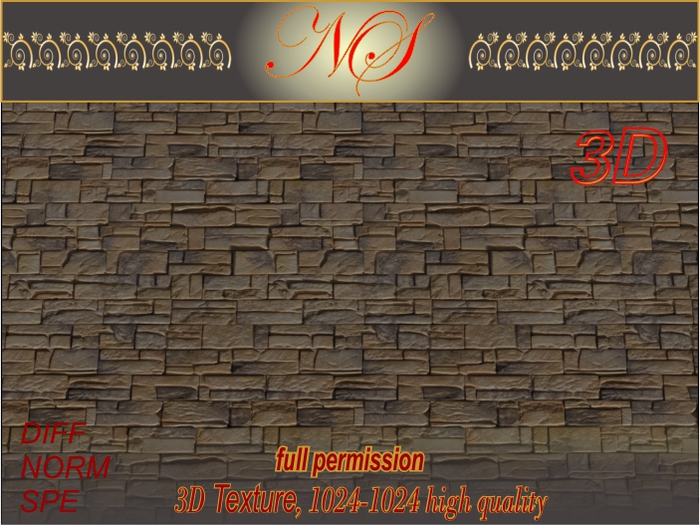 N_s 3d texture stone wall SW_010
