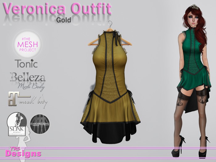 Veronica Outfit Gold