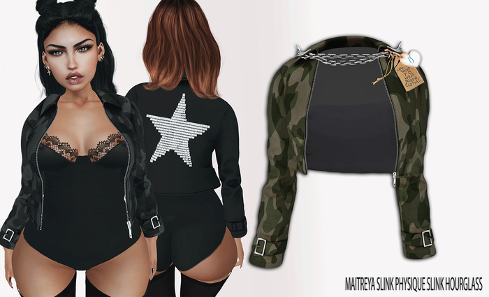 *IS* Rivets Star Jacket 3in1 MILLITARY GREEN