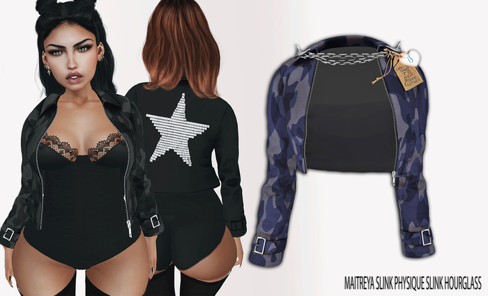 *IS* Rivets Star Jacket 3in1 MILLITARY BLUE