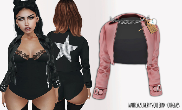 *IS* Rivets Star Jacket 3in1 PINK