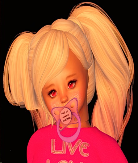 *OnE* Pull To Sound Alarm Paci Pink (BOX)