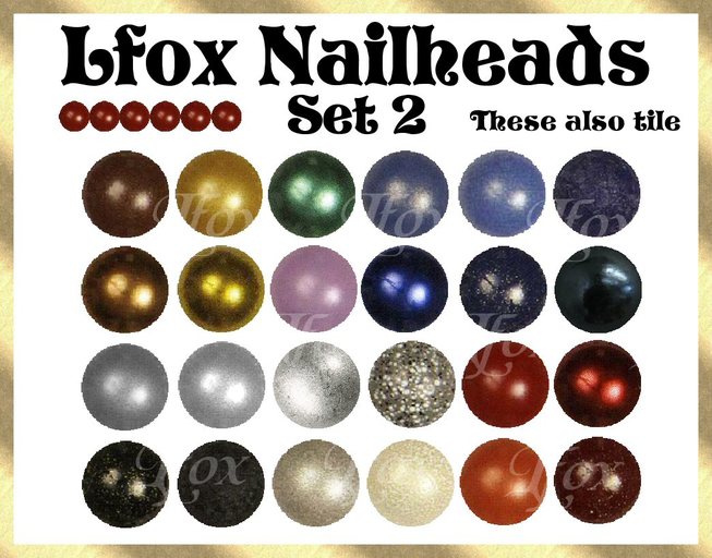 lfox Nailhead Textures - Set 2 (boxed)
