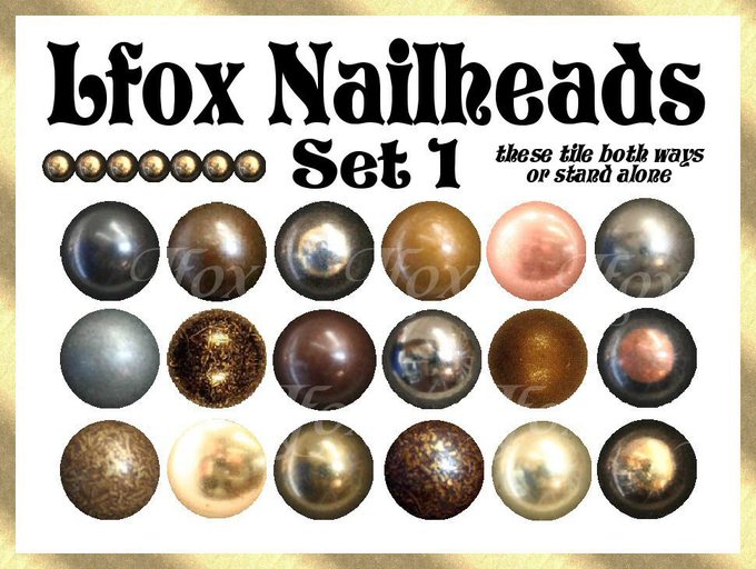 lfox Nailhead Textures - Set 1 (boxed)