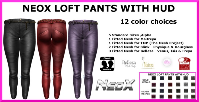 NEOX LOFT PANTS WITH HUD