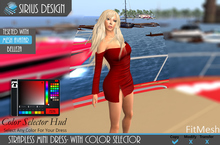 Sirius Design Strapless Mini Dress Belleza with hud Boxed