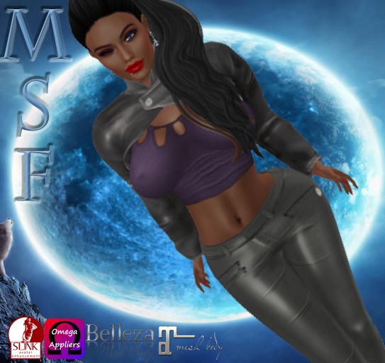 MSK Grey Leather Pants/Jacket