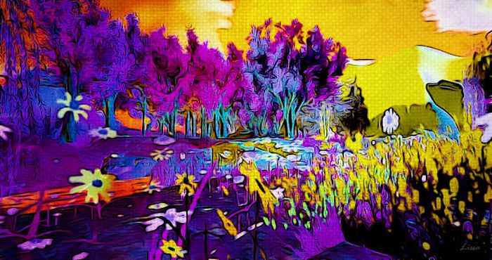 Blue Tree Art - 1.2 Butterfly Field