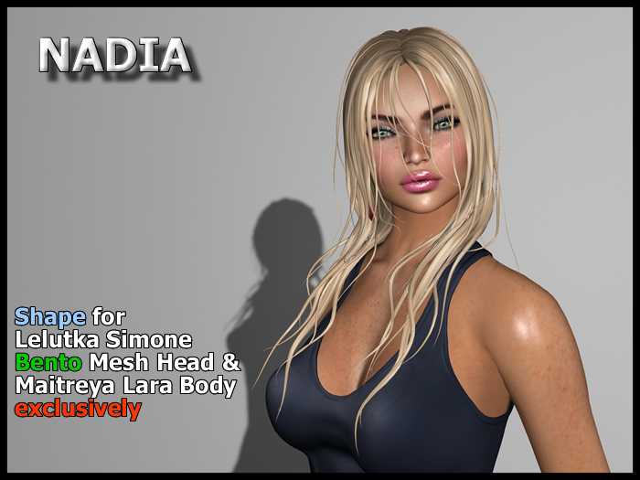 BTD Shape [NADIA] (Lelutka Simone Bento Head + Maitreya)