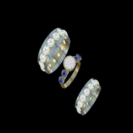 Diamond Wedding/Engagement Ring Set