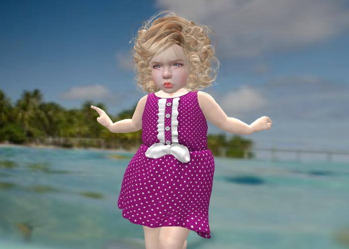 [K&D] Lila Dots Dress - BOXED
