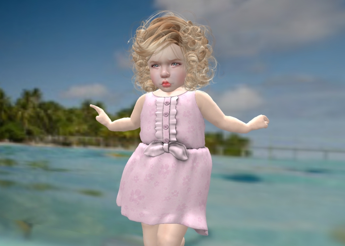 [K&D] Pink Flower Dress - BOXED