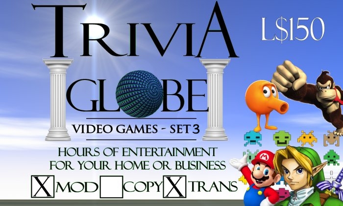 Video Game 3 Trivia Globe