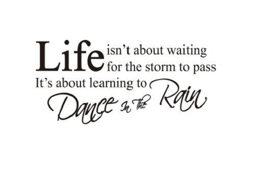 {Q-Essentials} Dance In The Rain Wall Decal