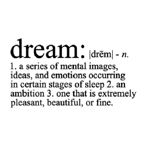 {Q-Essentials} Dream Definition Wall Decal