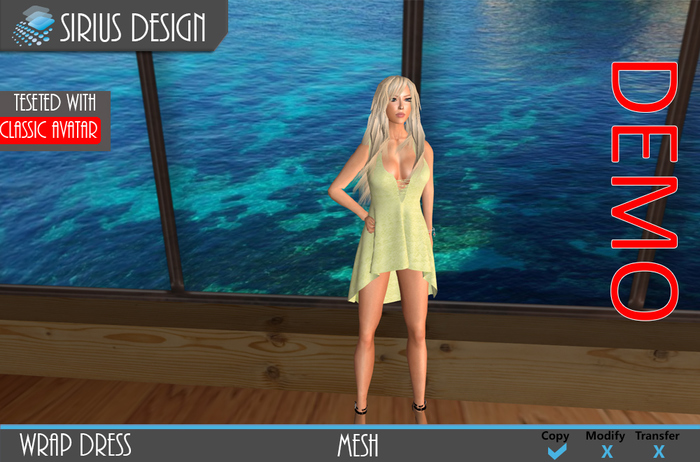 Sirius Design-Wrap Dress Boxed ===DEMO===