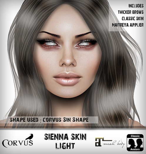 Corvus : DEMO Sienna Skin Light Bom