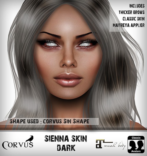Corvus : Sienna Skin Dark Bom