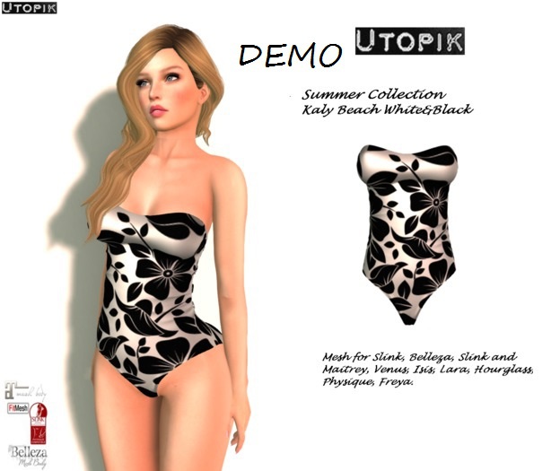 Demo Beach Summer Collection White&Black