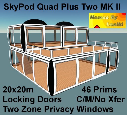 HBL Prefab Homes, SkyPod Quad Plus Two 