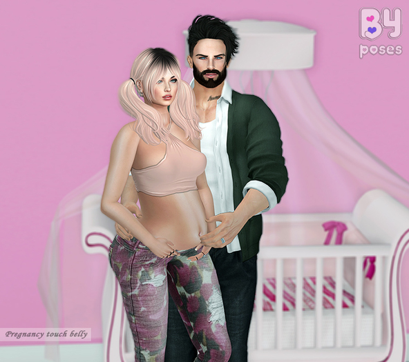 .::{B&Y}::. Pregnancy touch belly