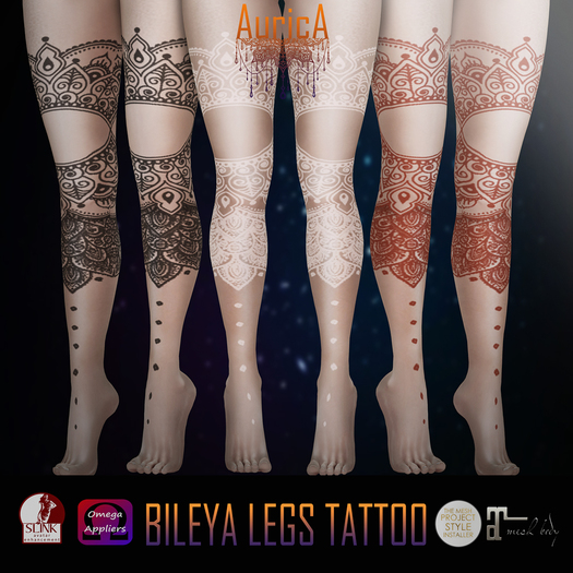 .:AS:. Bileya Leg Tattoo