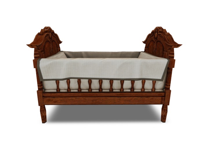 Reckless Abandon - Antique Wooden Crib
