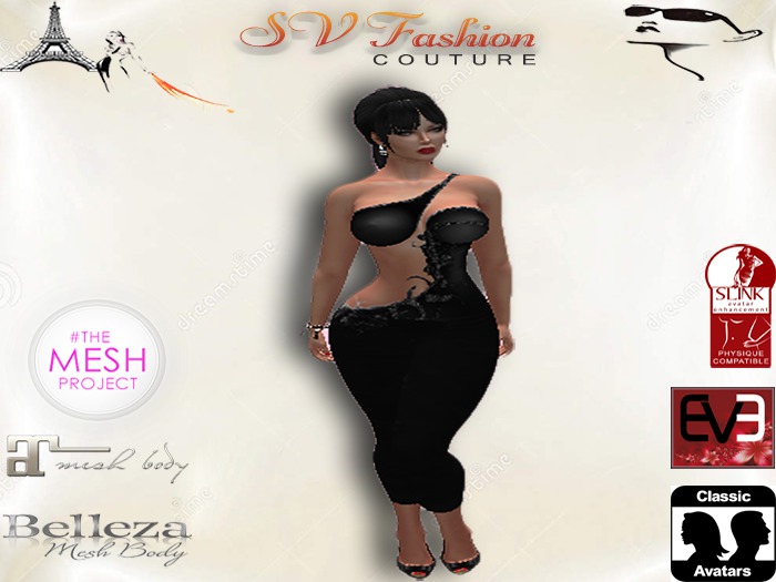 Bianca Cocktail Dress Black