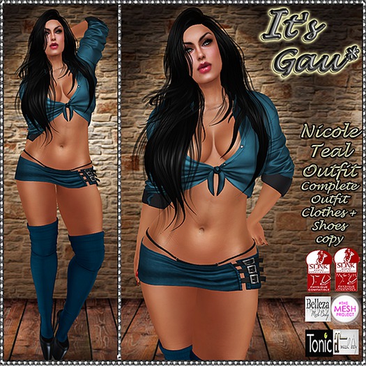 *It's Gau* Nicole Blue Outfit