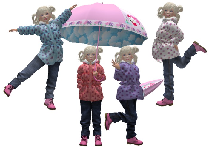 LITTLE GIRL - WINTER OUTFIT 2 - BLOSSOM