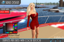 Sirius Design FITMESH Strapless Mini Dress with hud Boxed