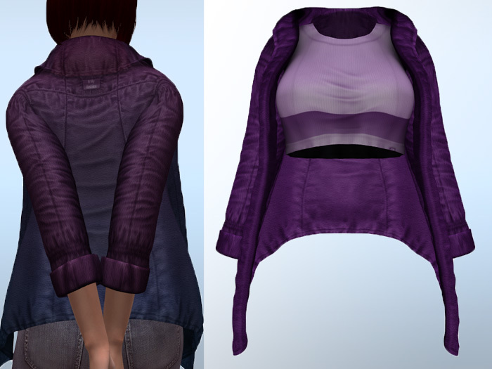 TF: Jill Jacket & Crop Top Violet