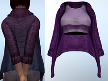 TF: Jill Jacket & Crop Top Violet