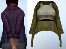 TF: Jill Jacket & Crop Top Yellow