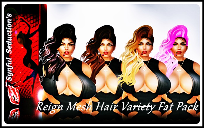 {SS} Reign Mesh Hair Variety Fat Pack