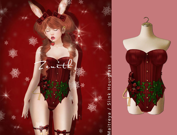 *The Mystic* Gothic Flower Corset (X`mas)