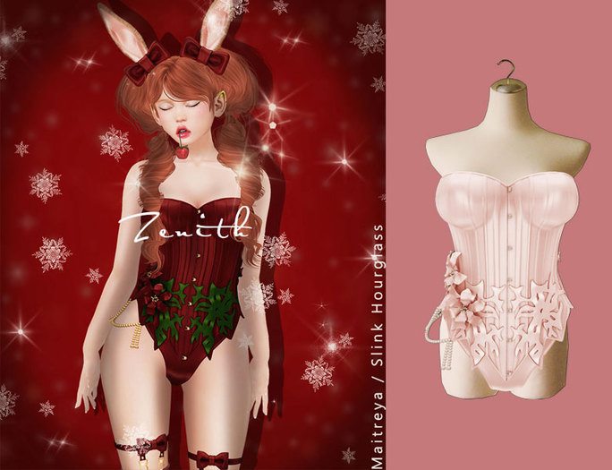 *The Mystic* Gothic Flower Corset (Rose)