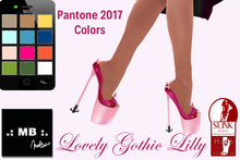 .: MB :. Lovely Gothic Lilly Peeptoe w/2017HUD Slink High