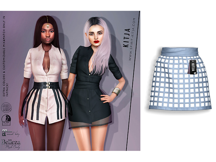 KITJA - Fam Skirt 2 BLUE