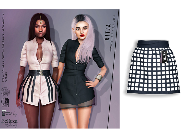 KITJA - Fam Skirt 2 NAVY