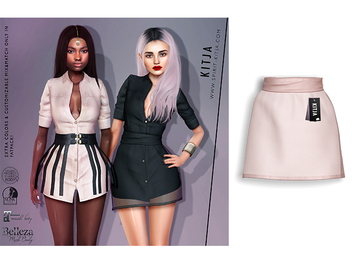 KITJA - Fam Skirt BEIGE