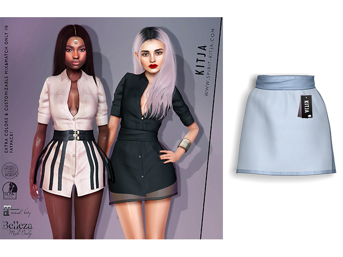 KITJA - Fam Skirt BLUE