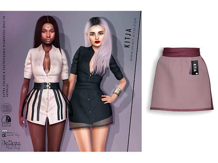 KITJA - Fam Skirt VINOUS