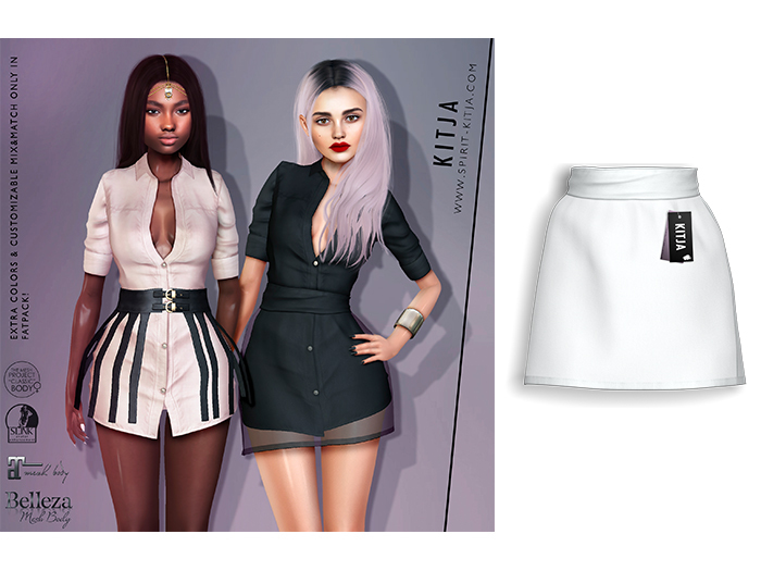 KITJA - Fam Skirt WHITE