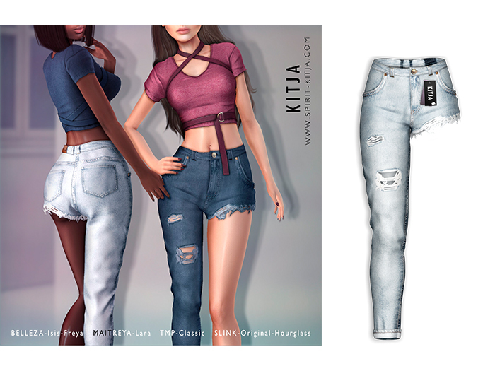 KITJA - Tessa Jeans STONE