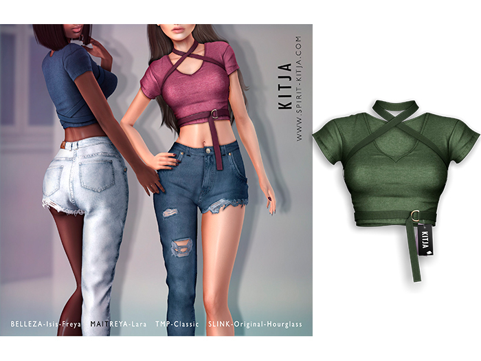 KITJA - Tessa Top KHAKI