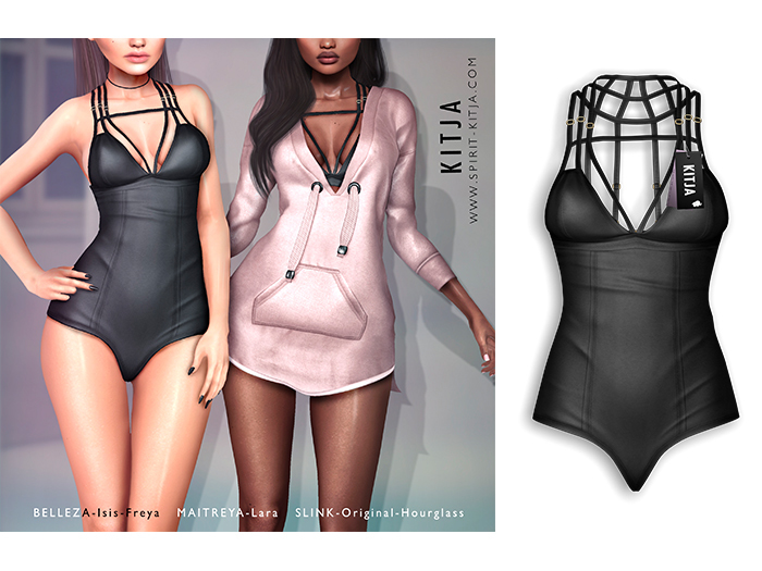 KITJA - Fiona Bodysuit BLACK