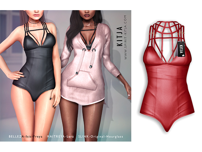 KITJA - Fiona Bodysuit RED