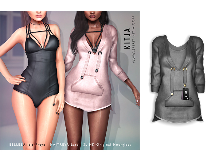 KITJA - Fiona Sweatdress GREY