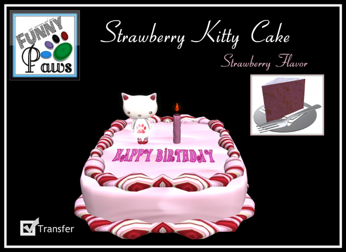 ~FP@ws! Strawberry Kitty Cake